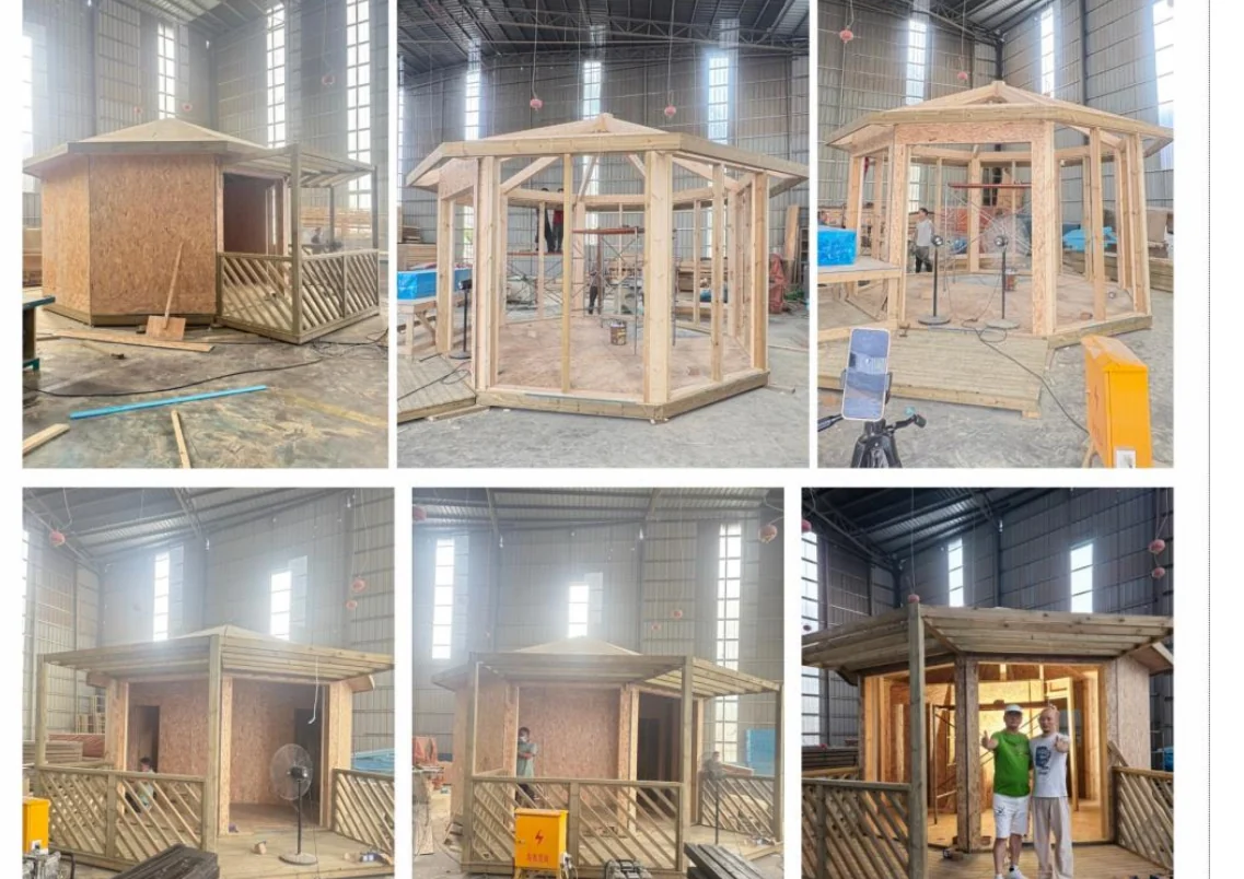 28m² octagonal cabin