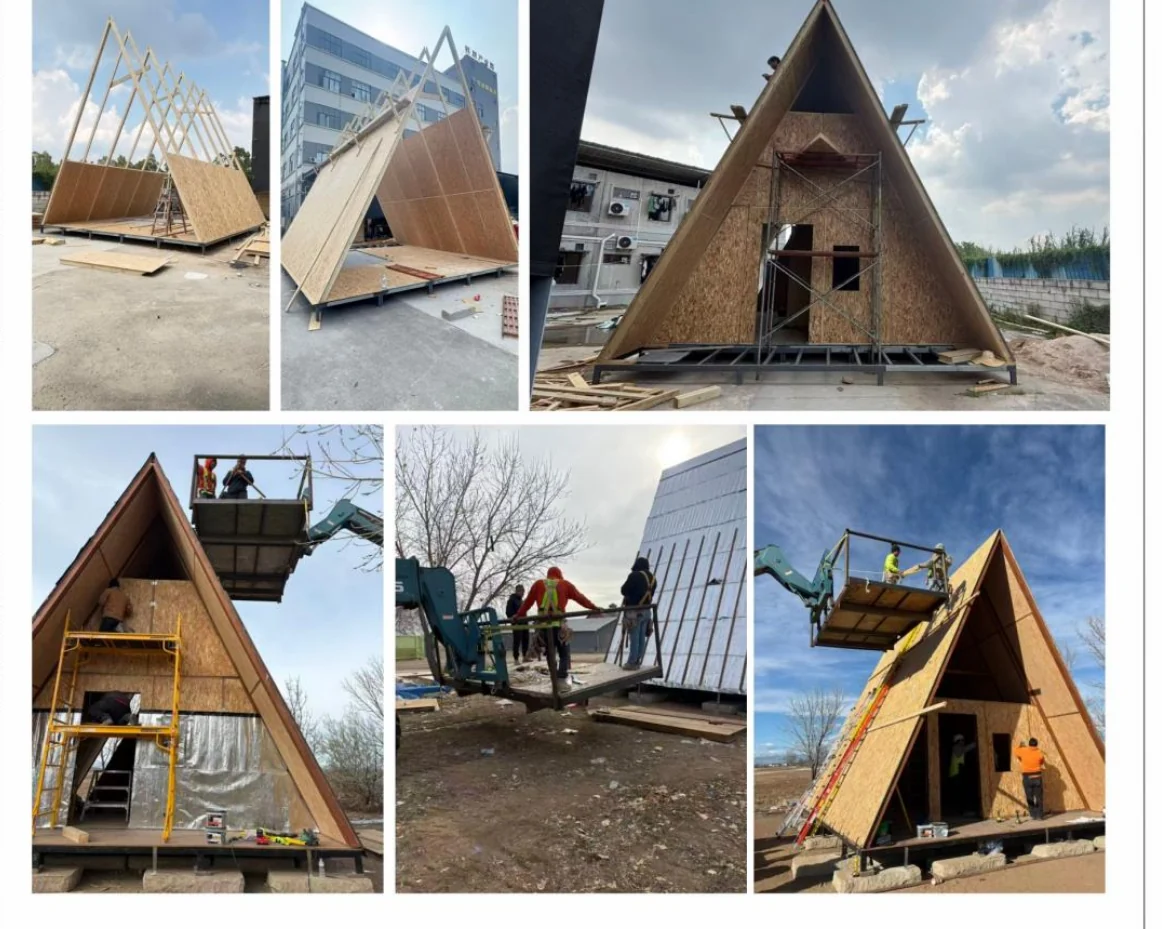 35m² classic triangular cabin